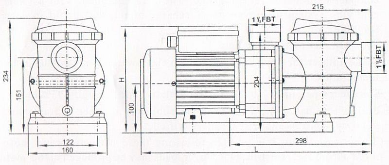 Schéma čerpadla Tritonis PUMP 120